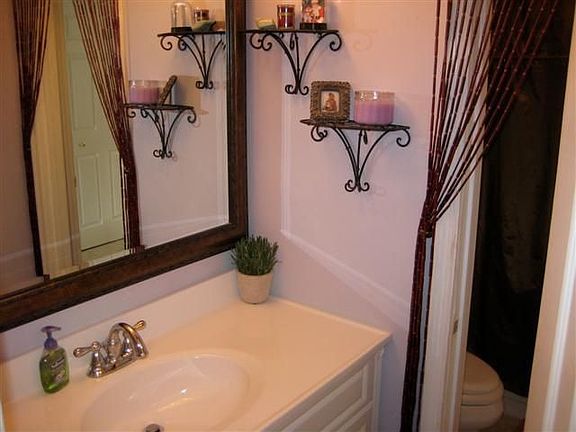 The master bathroom has been beautifully redone.