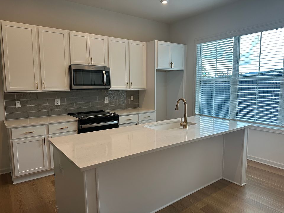 Marble Island kitchen