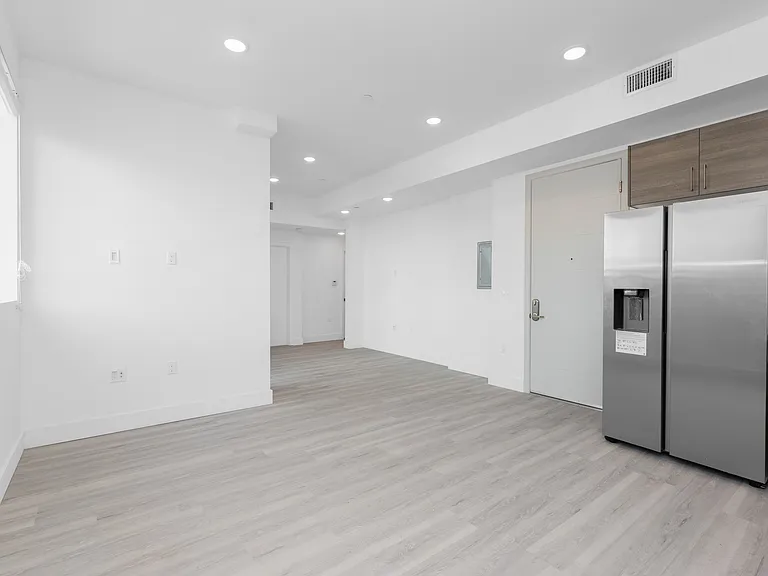 2-Bedroom layout - Living room space and Kitchen
