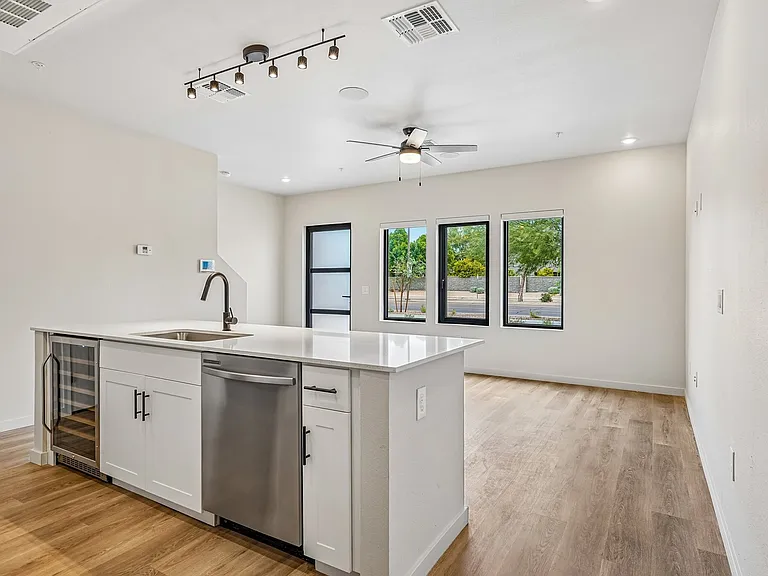 Kitchen & Living Space