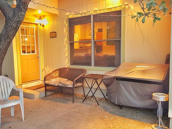 Backyard patio
