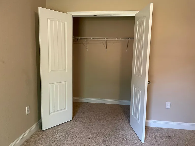 Spacious closets