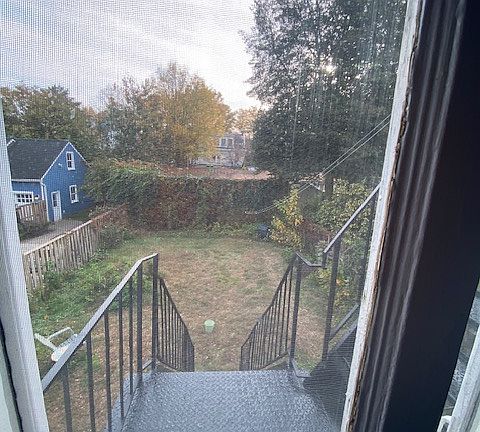 View of Backyard from 25 Murray Ave Unit 2