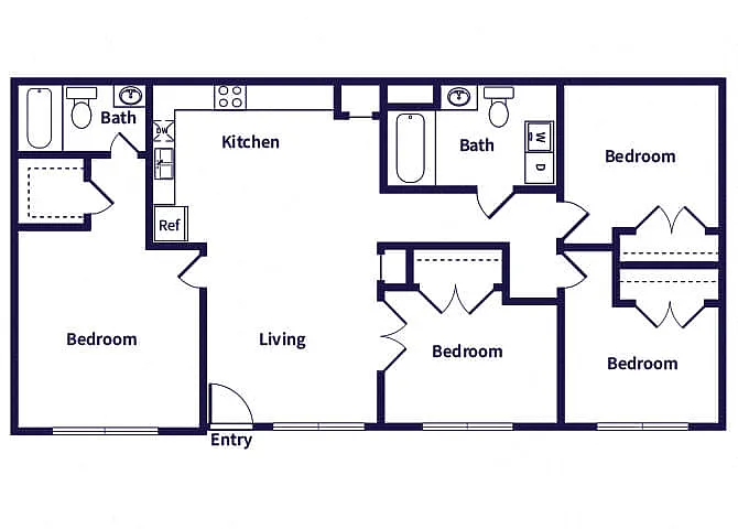Floor plan D1
