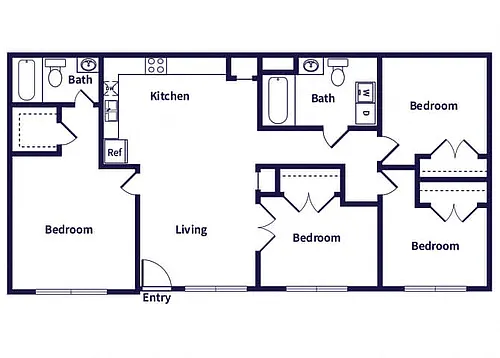 Floor plan D1