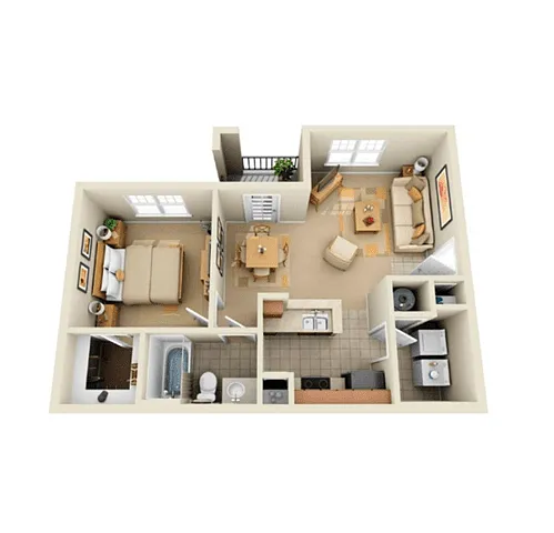Floor plan A1A