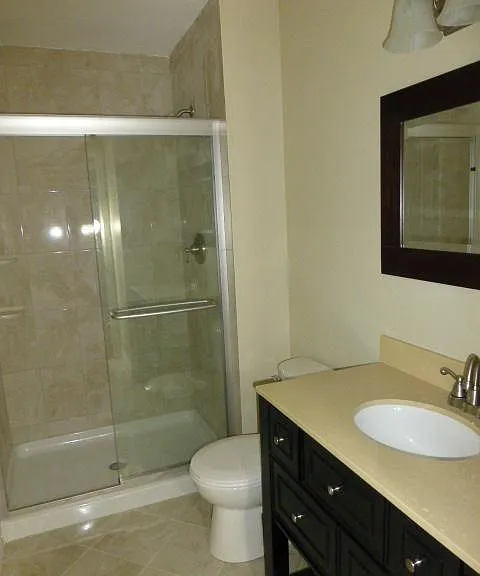 Master bathroom with shower