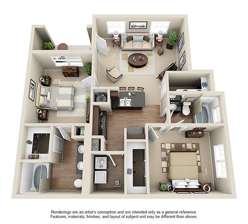 Floor plan B3