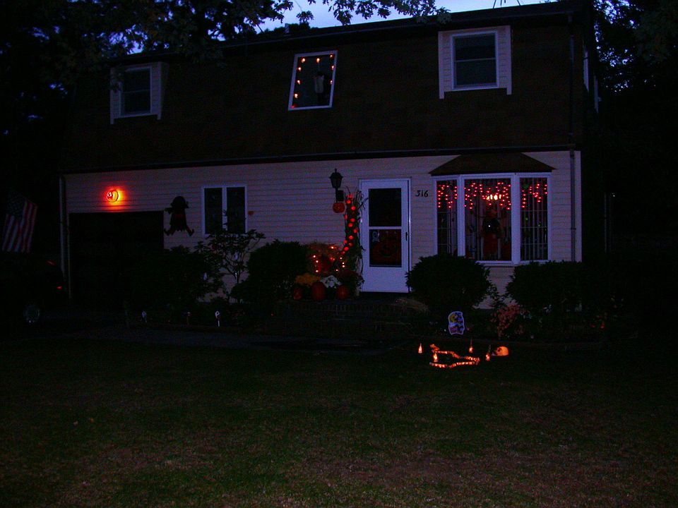 Front of the house. 