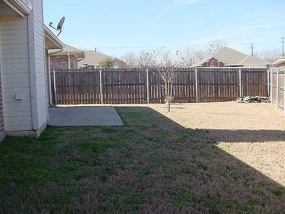 Fenced yard