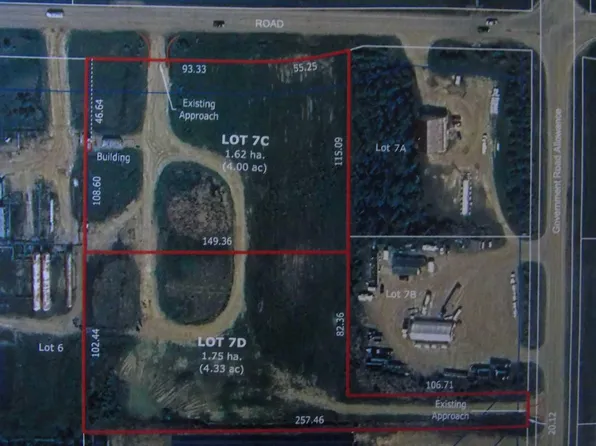 LOT 7C W Mitsue Industrial Road Rural Lesser Slave Riv #124, Md Of, AB T0G 2A0