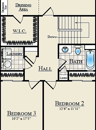Saddlebrook Estates - Standbridge Elite 2nd Floor Plan