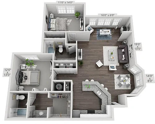 Floor plan The Parkway
