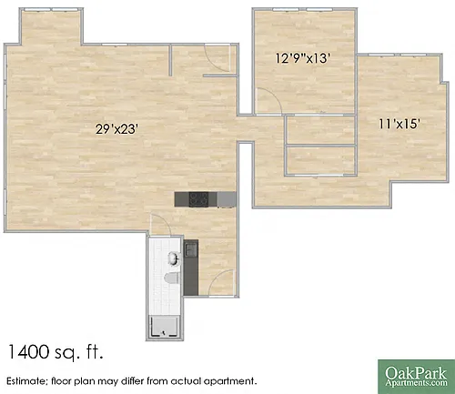 Floor plan 242 Washington G