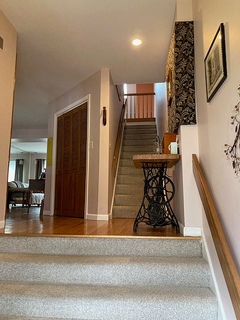 Entryway to kitchen/living areas 1/2 bath on this level