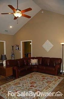 14 ft vaulted ceiling