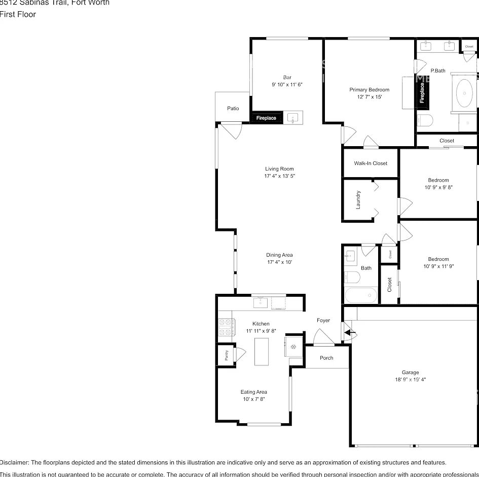 8512 Sabinas Trl Fort Worth, TX 76118 — Photo 2