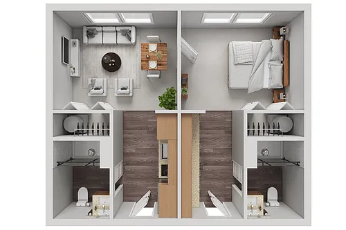Floor plan 108th - The Sandy