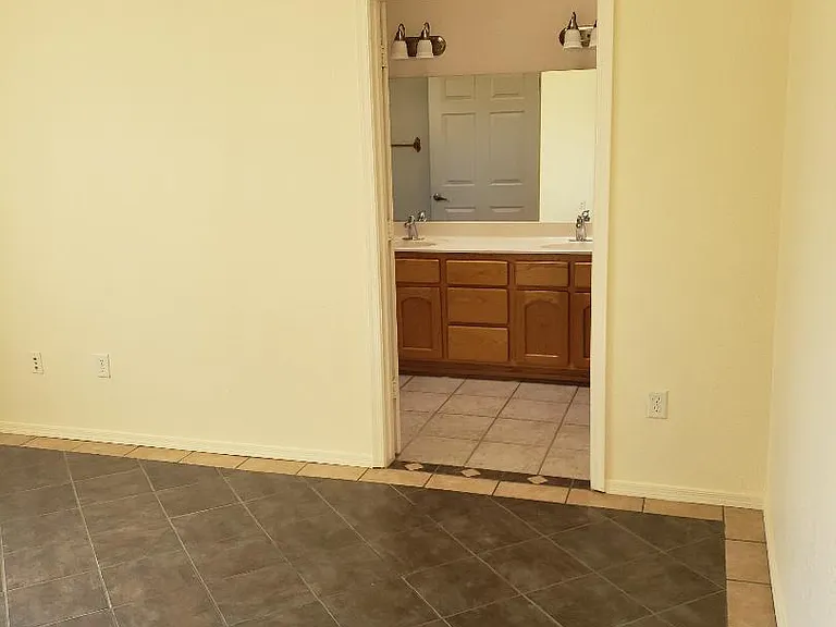 View from Master bedroom to bathroom