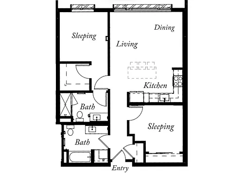 Floor plan B7