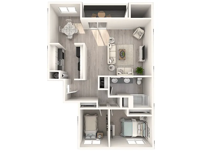 Floor plan 2B