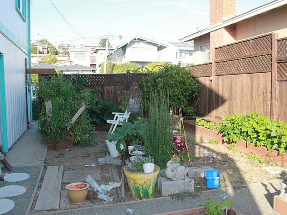 Side garden east RV access