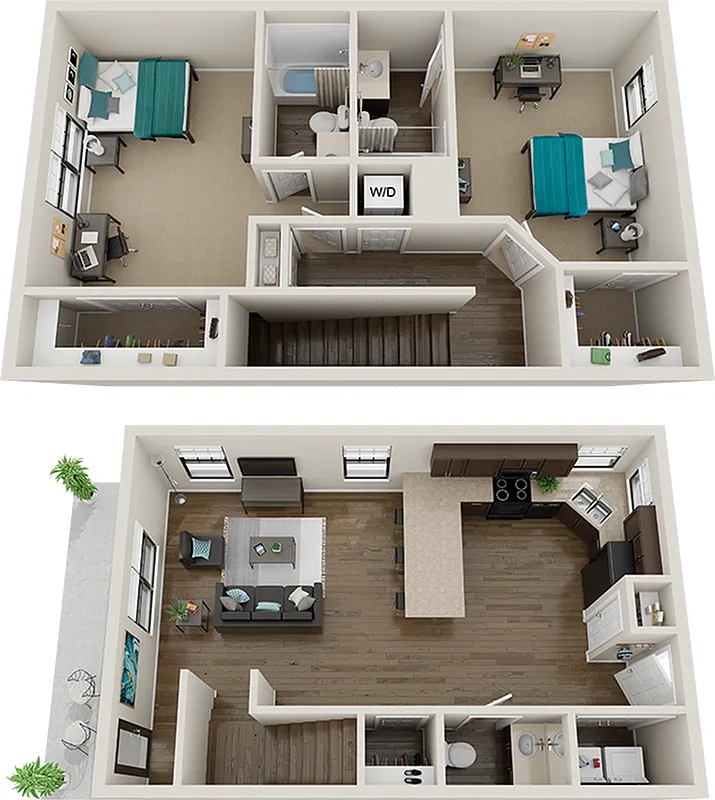 Floor plan 2X25