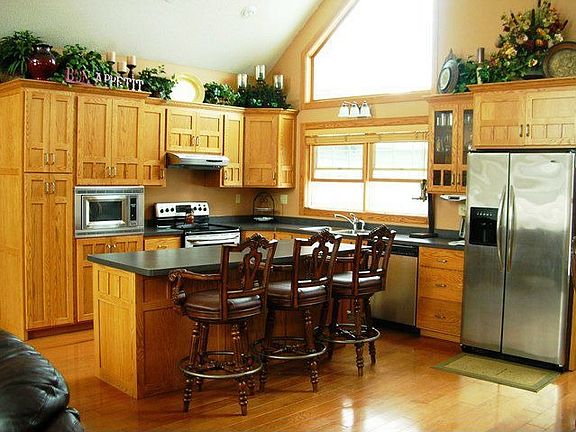 Custom Hickory Mission Style Cabinetry