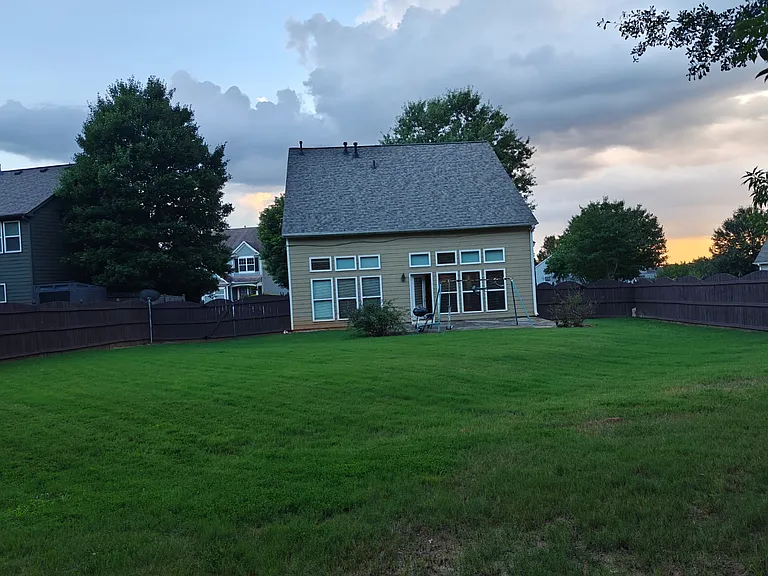View from the back