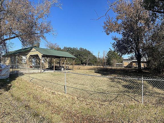 Fenced in back yard