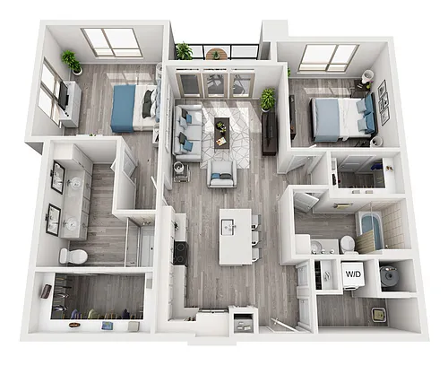Floor plan B3