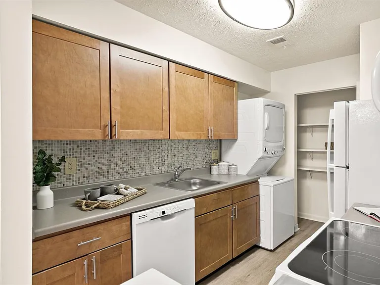 Contemporary Kitchen Style (shown here in a 2-bedroom floor plan)