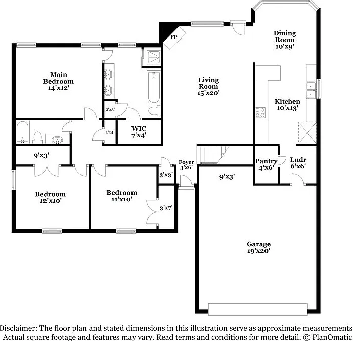 3 bed, 2.0 bath, 1425 sqft, $1,745 — Photo 2