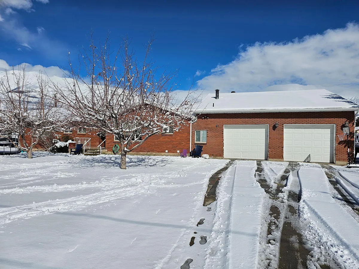Front of house after snow - 1474 N 950 W