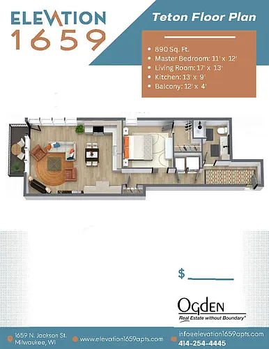 Floor plan The Teton