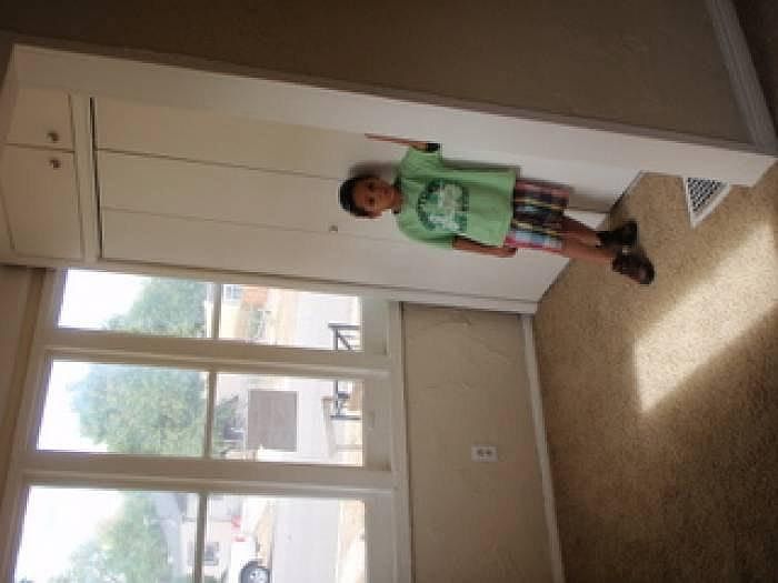 Master bedroom w/ closet