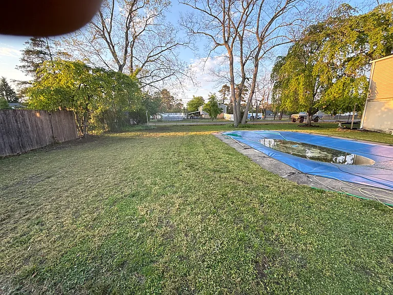 Large yard