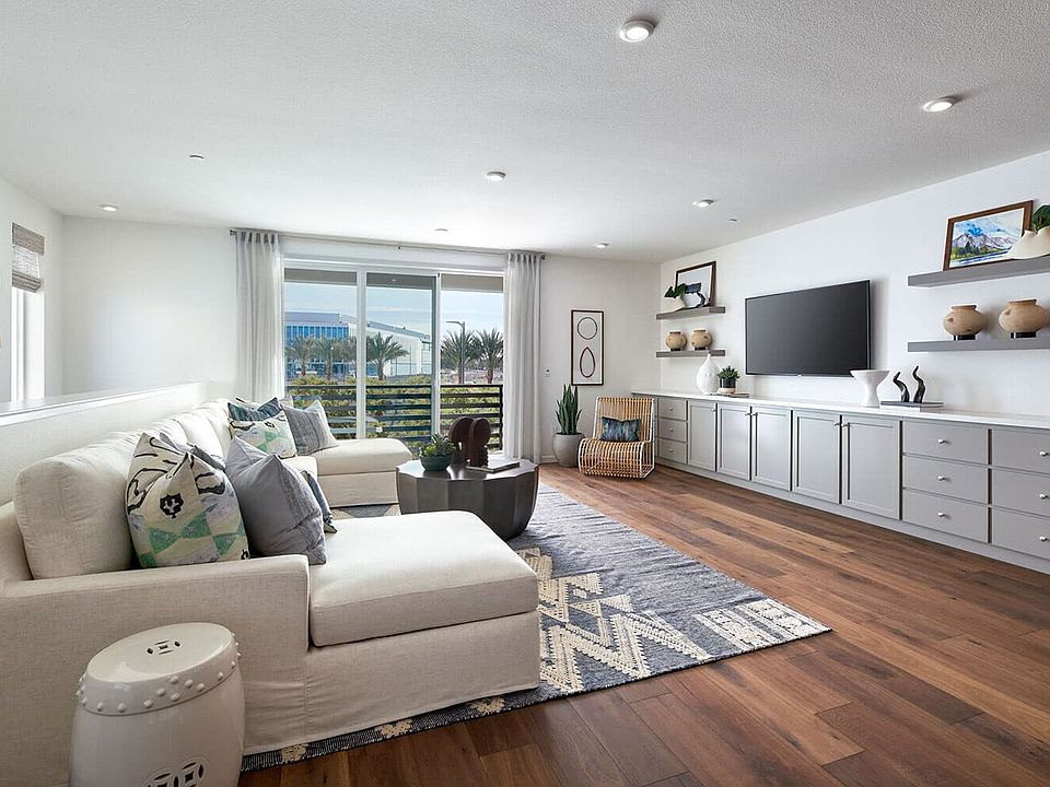 Great Room in Residence One at Broadway at Boulevard in Dublin, CA by Brookfield Residential