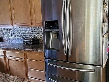Beautiful Stainless Steel 4 Door French Door Refrigerator top is refrigerator, middle drawer to store all your beverages and snacks, bottom drawer is for the freezer