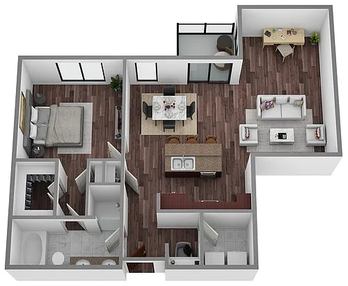 Floor plan K