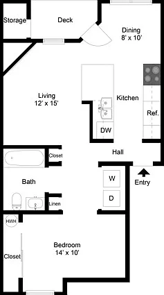 1X1 | 729 SQ FT 1X1 | 729 SQ FT