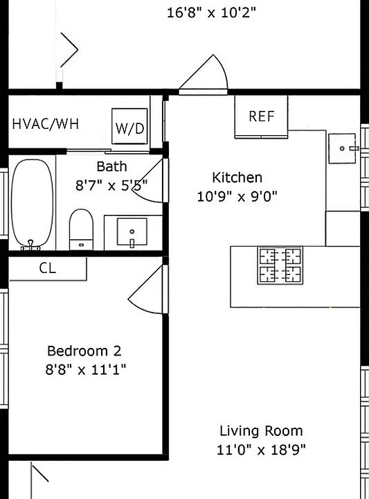 2nd image of 1435 N Mohawk St APT 1