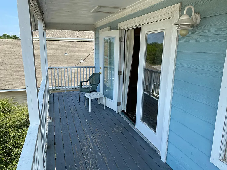 Balcony off second bedroom