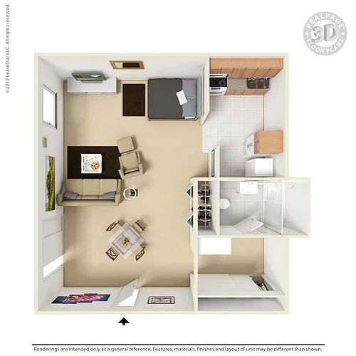Floor plan Studio