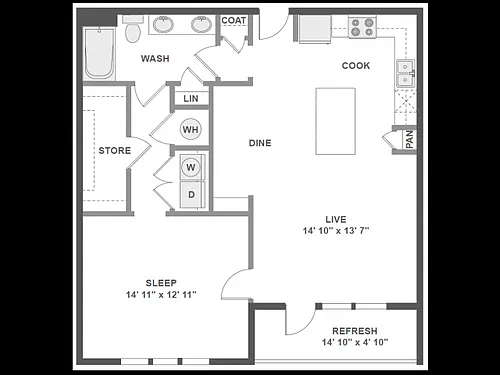 Floor plan Sidney