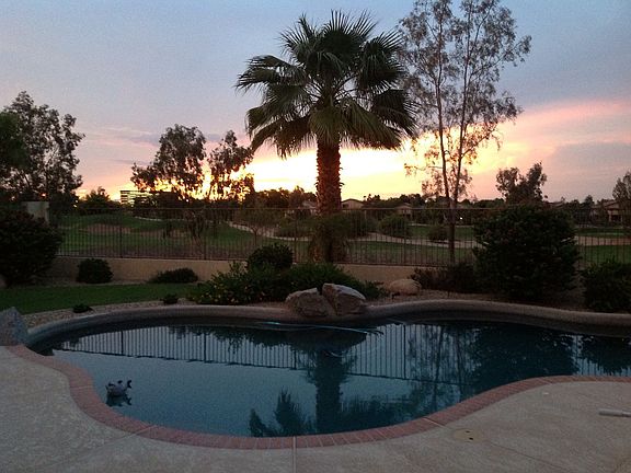 Backyard Sunset