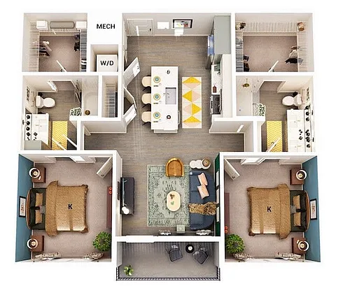 Floor plan B1