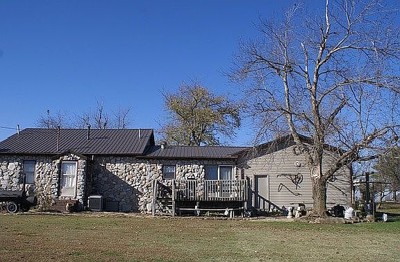 Rear of home