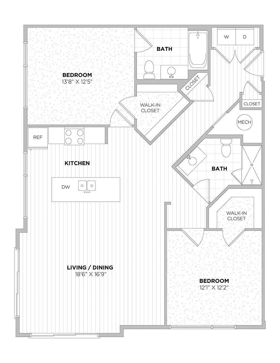 Floor plan 2 Bedroom