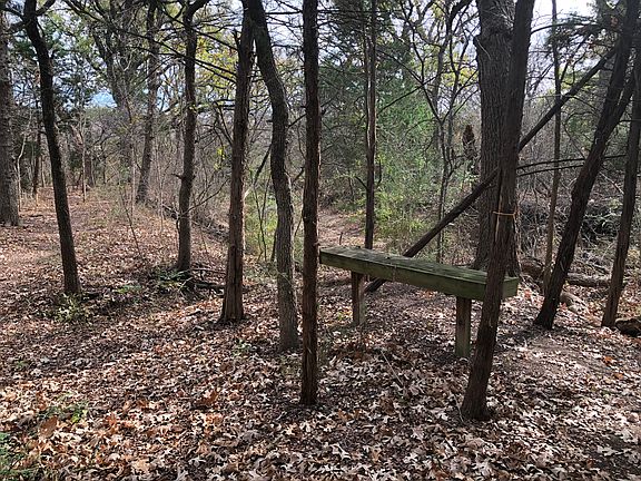 Hiking trail behind house